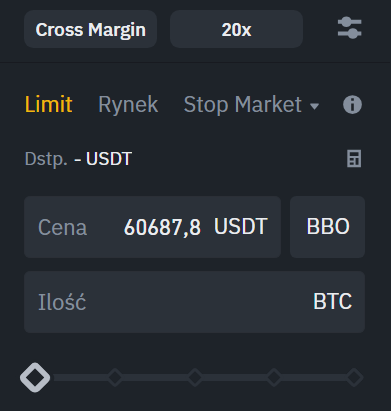 binance futures zlecenie